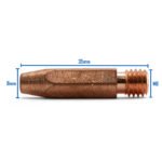 Kemppi M8*35*0.8mm MIG Contact Tips 0.8mm E-CU Aluminum 25pcs - Image 4