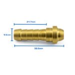 8mm Barbed Nipple 5/8 UNF Nut 959AO - Image 4