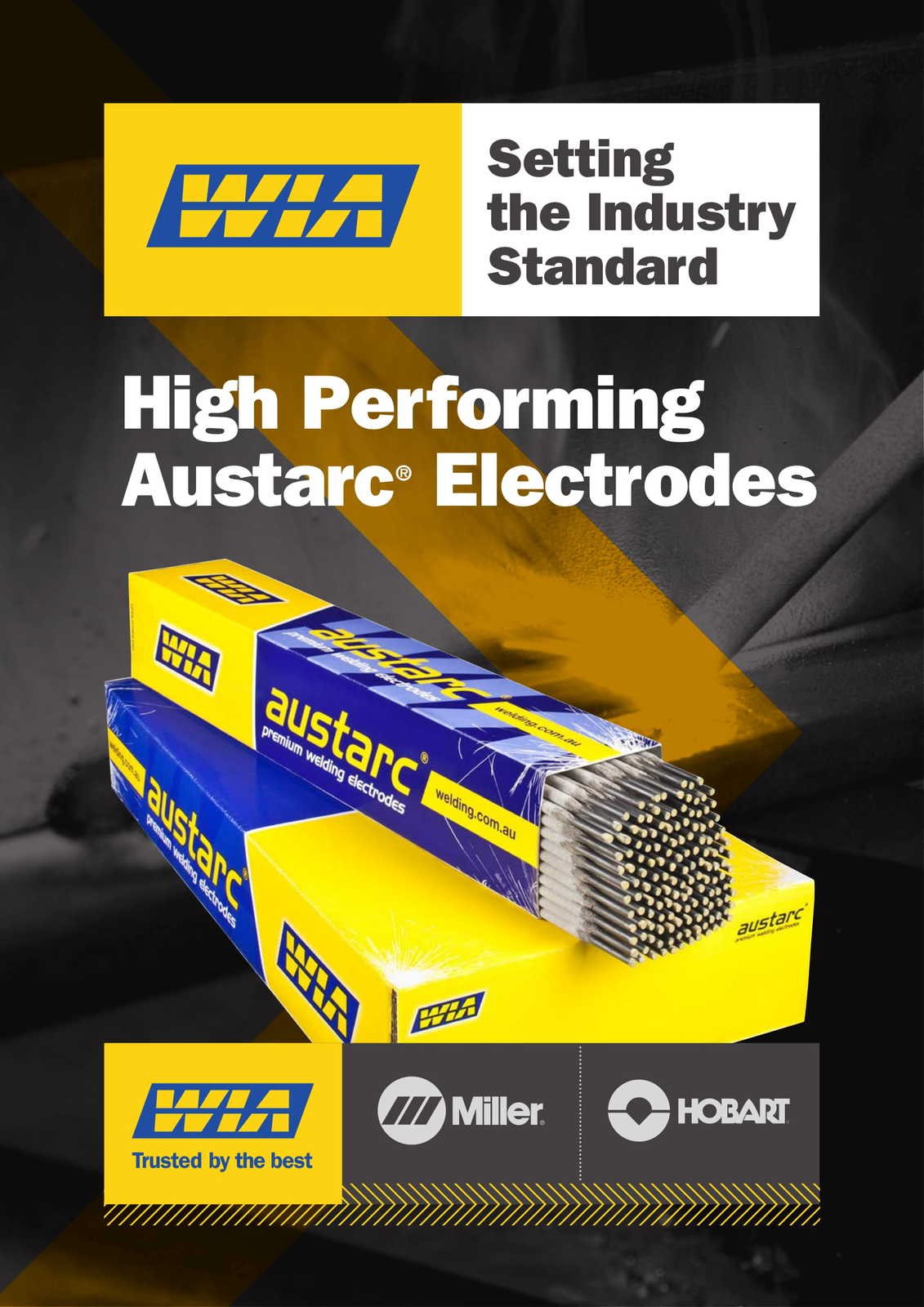 2.5kg - 2.5mm WIA AUSTARC 12P 6012 Electrodes