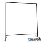 1.8 x 1.8m Frame for Welding Curtain / Screen on Wheels - Image 6