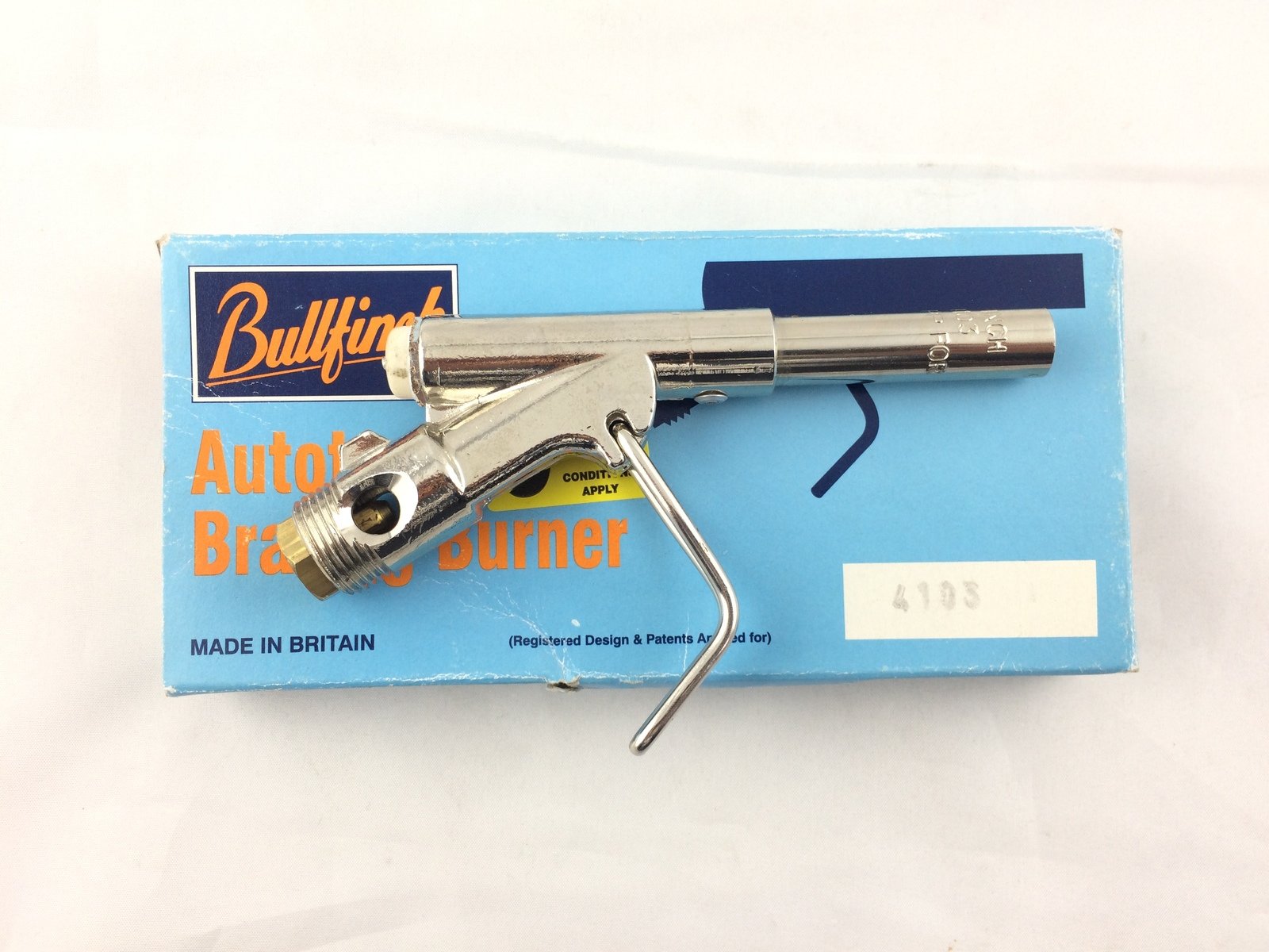 BF-FG4103 Bullfinch Auto Torch Burning Brazer Small - No.4103 - Made in UK - Image 1