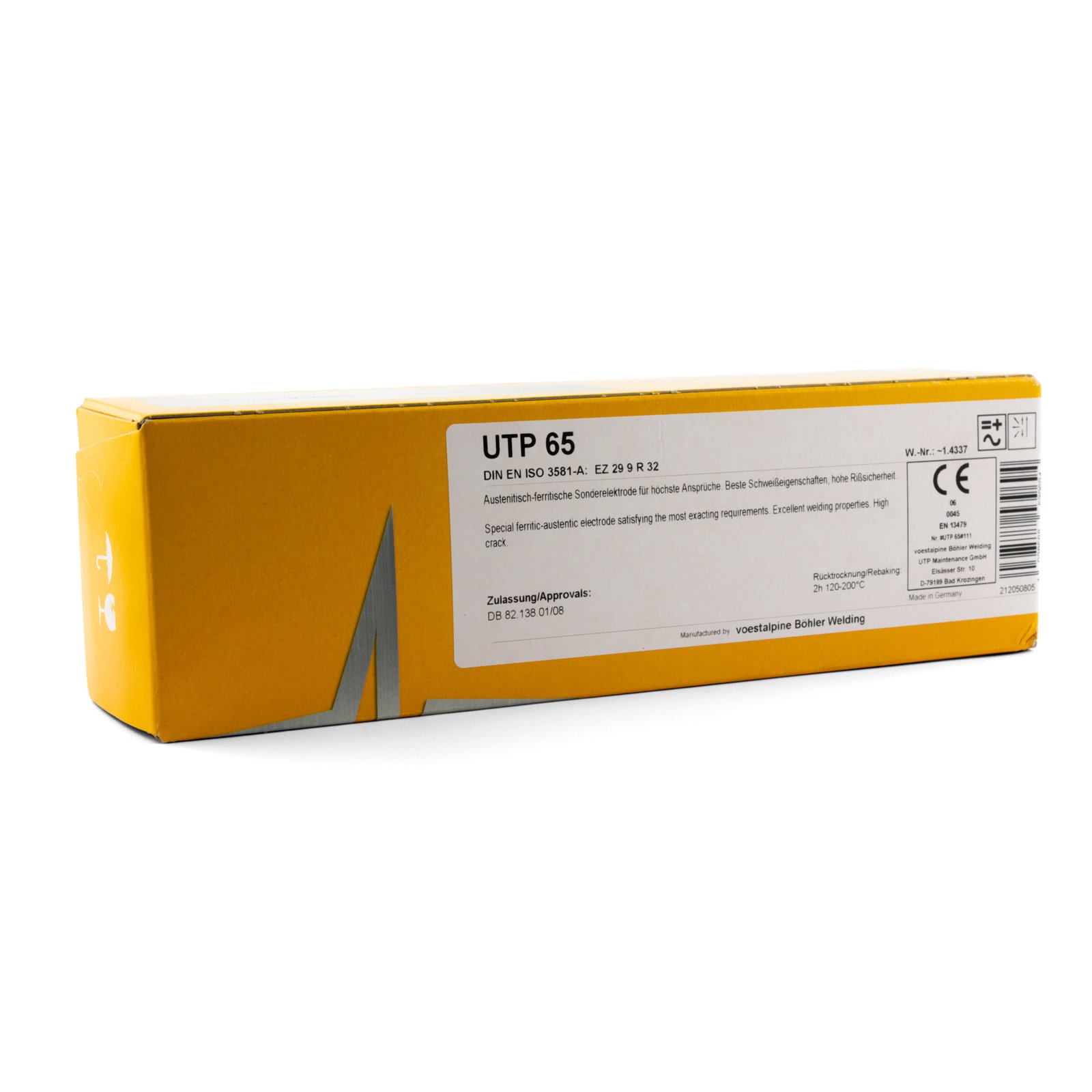 3kg 2.5mm Bohler UTP 65 Weld All 312 Stick Electrodes