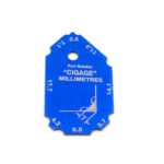 CIGAGE Metric Fillet Gauge - Weld Joint Two-piece Gauge Weld Tee Joint Welding Throat Depth Leg Leng - Image 3