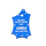 CIGAGE Metric Fillet Gauge - Weld Joint Two-piece Gauge Weld Tee Joint Welding Throat Depth Leg Leng - Image 4