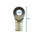 100 x 50mm2 Crimp Welding Cable Lug - 8mm Hole - Image 4