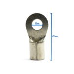 5 x 50mm2 Crimp Welding Cable Lug - 12mm Hole - Image 4
