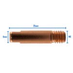 Binzel MIG Contact Tips ALUMINIUM 0.8mm M6 100pk