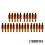 Binzel Style MIG Contact Tips 1.6mm - 25 pack - M6 x 8mm x 1.6mm - Image 5