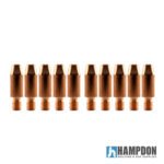 Binzel Style MIG Contact Tips for ALUMINIUM - 1.6mm - 10 pack - M6 x 8mm x 0.8mm - Image 5