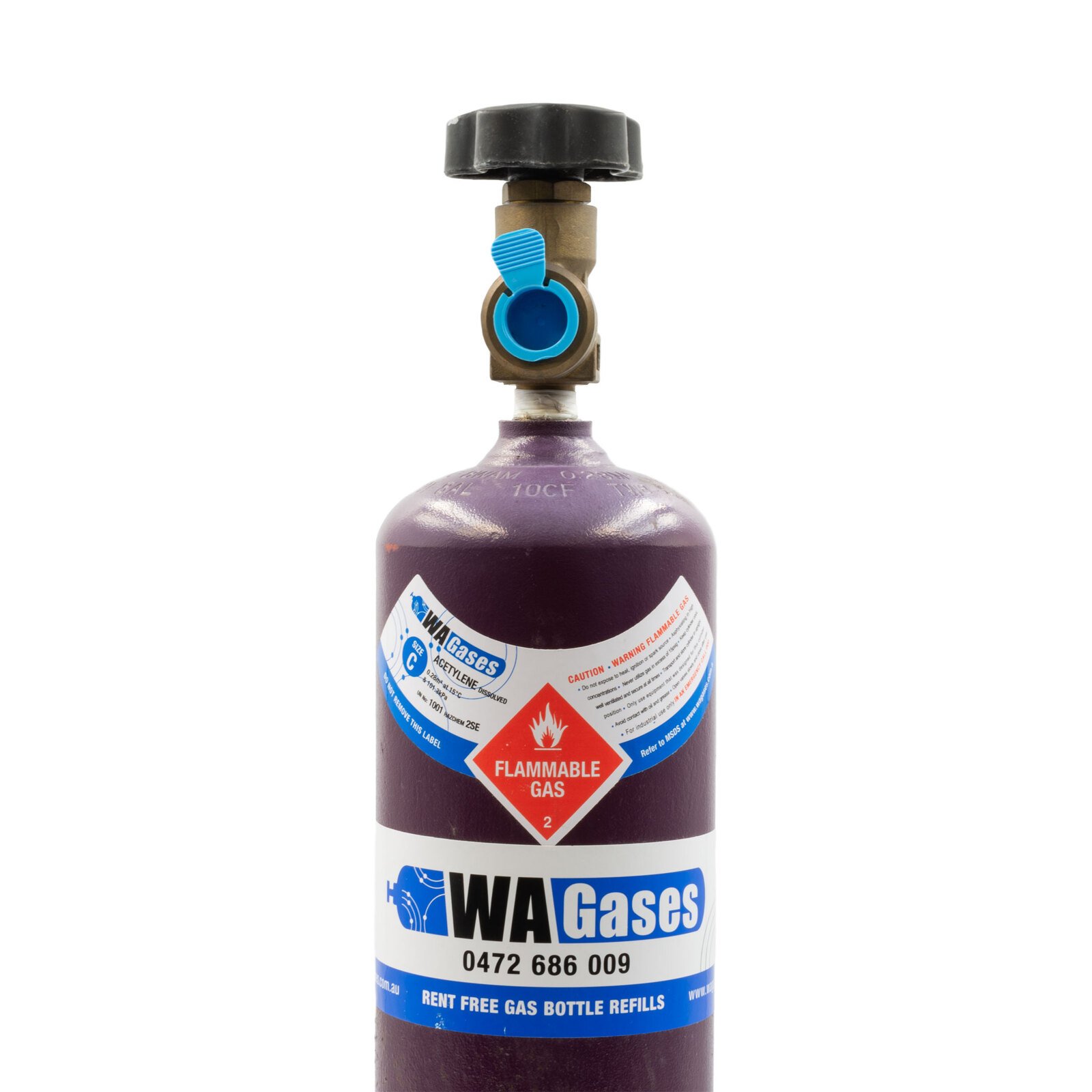 Acetylene C Size Welding Gas Bottle No Rent