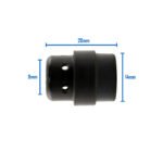 Binzel MB24 MIG Gas Diffuser 10 Pack Black Duroplast