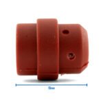 Binzel Style MIG Gas Diffuser - MB24 - Red Silicone - 2 Pack - Image 3