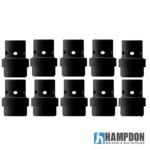 Binzel Style Gas Diffuser MIG  - MB26 - Black Duroplast - 10 Pack - Image 4
