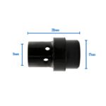 Binzel Style Gas Diffuser MIG  - MB26 - Black Duroplast - 40 Pack