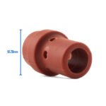 Binzel Style MIG Gas Diffuser MB36 - Red Silicone - 10 Each - Image 2