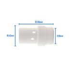 Binzel Style MIG Gas Diffuser MB36 - White Ceramic - 40 Each - Image 2