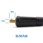 200A Earth Clamp Lead 5m 35-50 Large Plug - Image 4