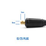 200A Earth Clamp Lead 10M 10-25 Small Plug - Image 4