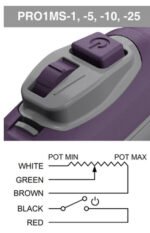 TIG Torch Amp Control Switch Kit - 1K Potentiometer - Image 2
