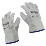 12 x XL Riggers Gloves Cow Hide Leather