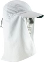 Legionnaire Hat with Throat Cover – White – One Size Fits All