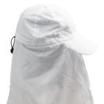 Legionnaire Hat with Throat Cover – White – One Size Fits All - Image 5