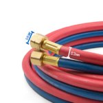 BOC 5 Metre Oxy Acetylene Twin Hose - 5/8 UNF Fittings - Image 5