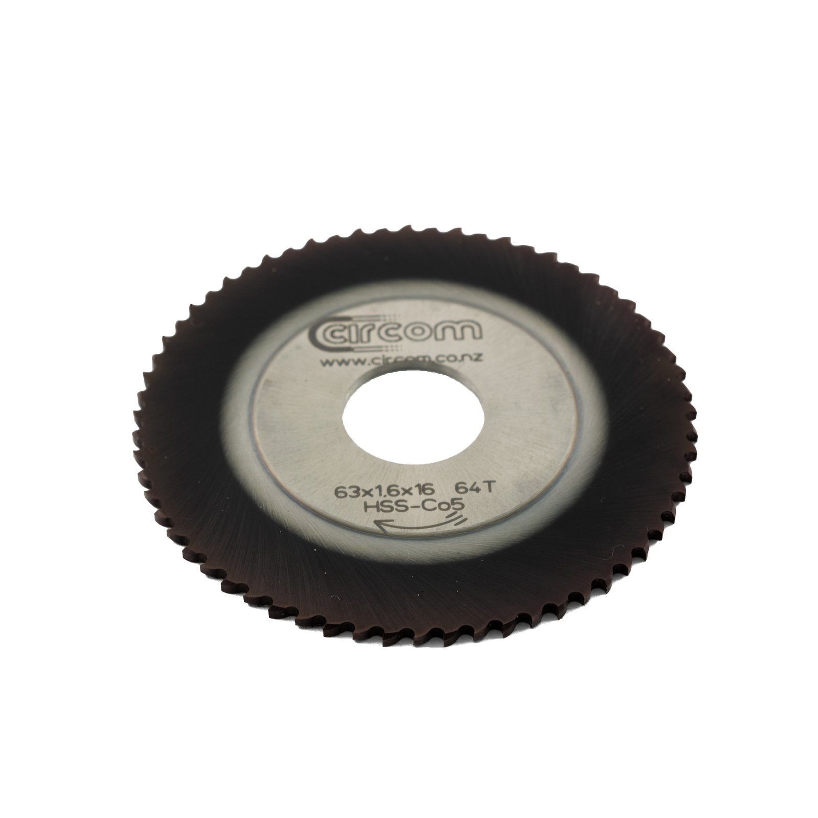 10 x HSS Cutting Saw Blade - 63mm x 1.6mm - TIALN Coated 64 Teeth