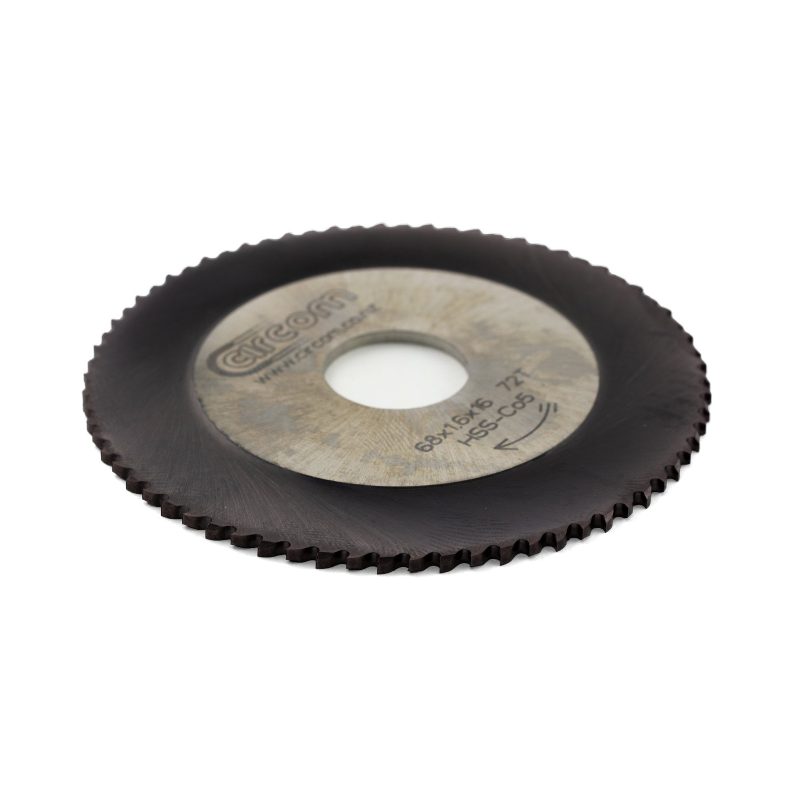 HSS Cutting Saw Blade - 68mm x 1.6mm - TIALN Coated 72 Teeth