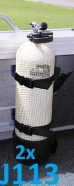 NobleFix Curved Bottle Brackets with 600mm Strap - Image 5