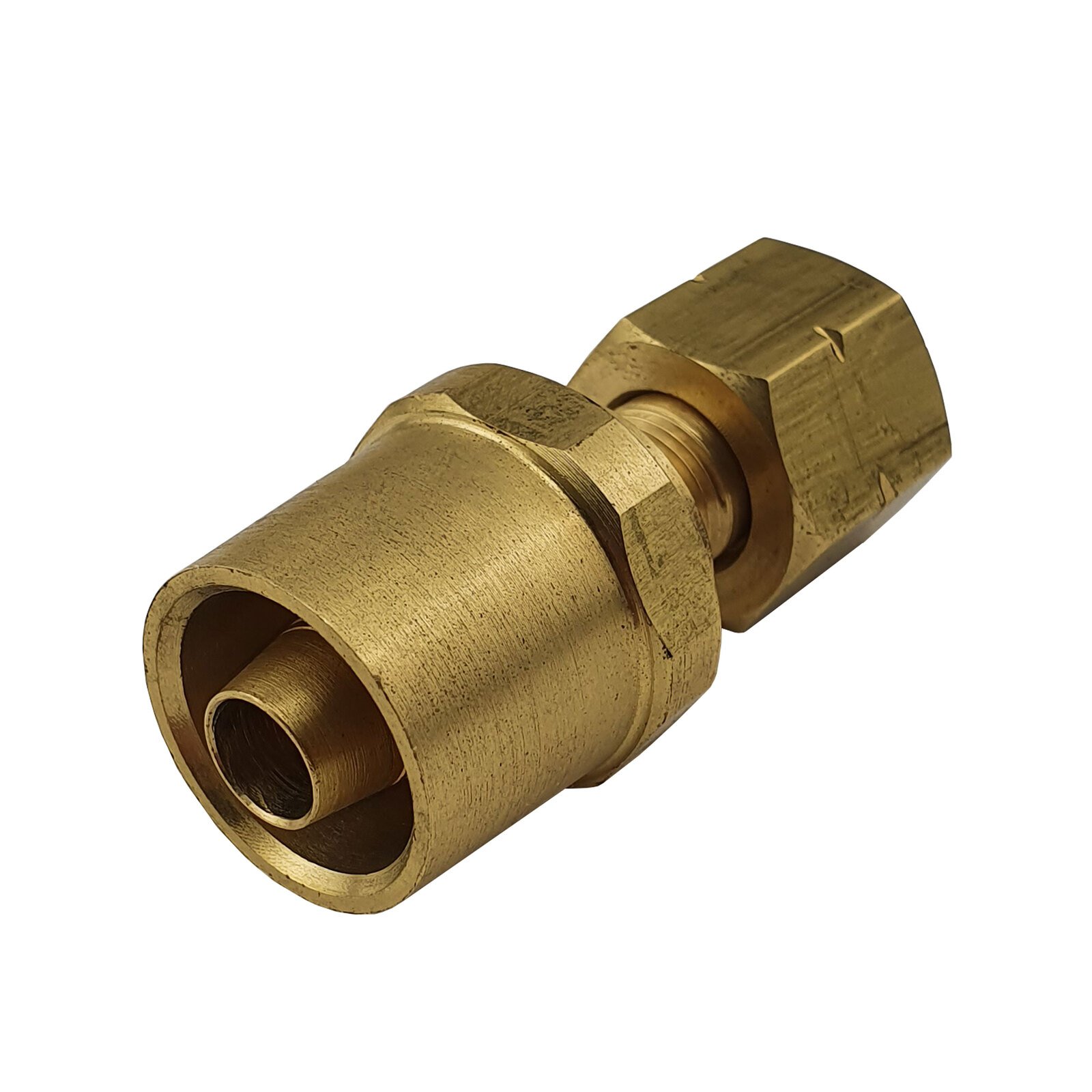 2 x 10mm Hose Connector, LH (FUEL), reusable - LP242 ACETYLENE / LPG