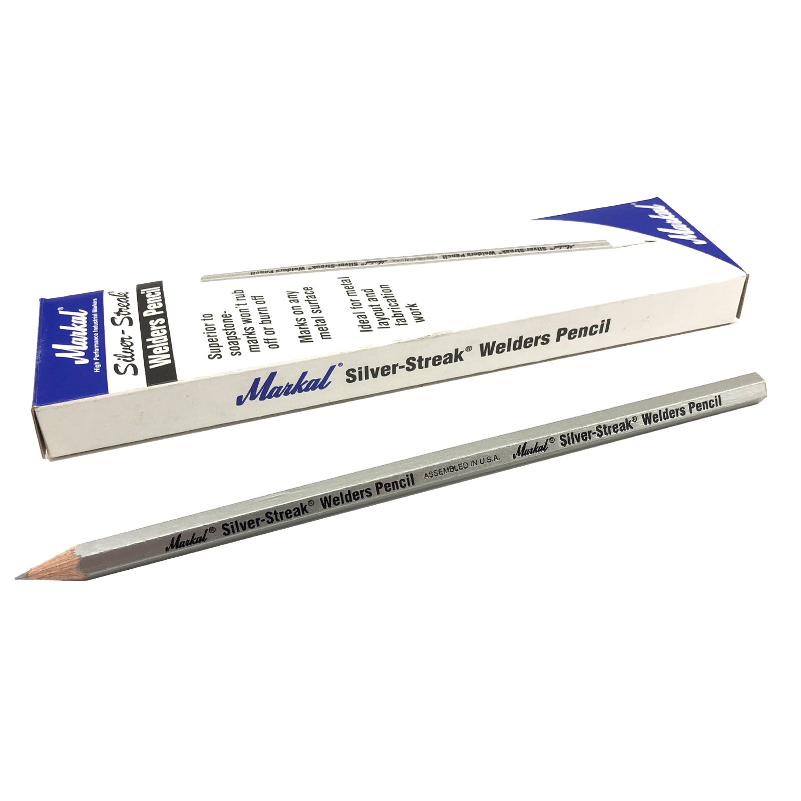 Markal Chinagraph Silver-Streak Welders Pencil - 1 Each
