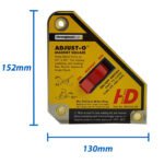 2 x Strong Hand Adjust-O Magnet Square Large Mag - On/Off 75kg Pull Force - Image 2