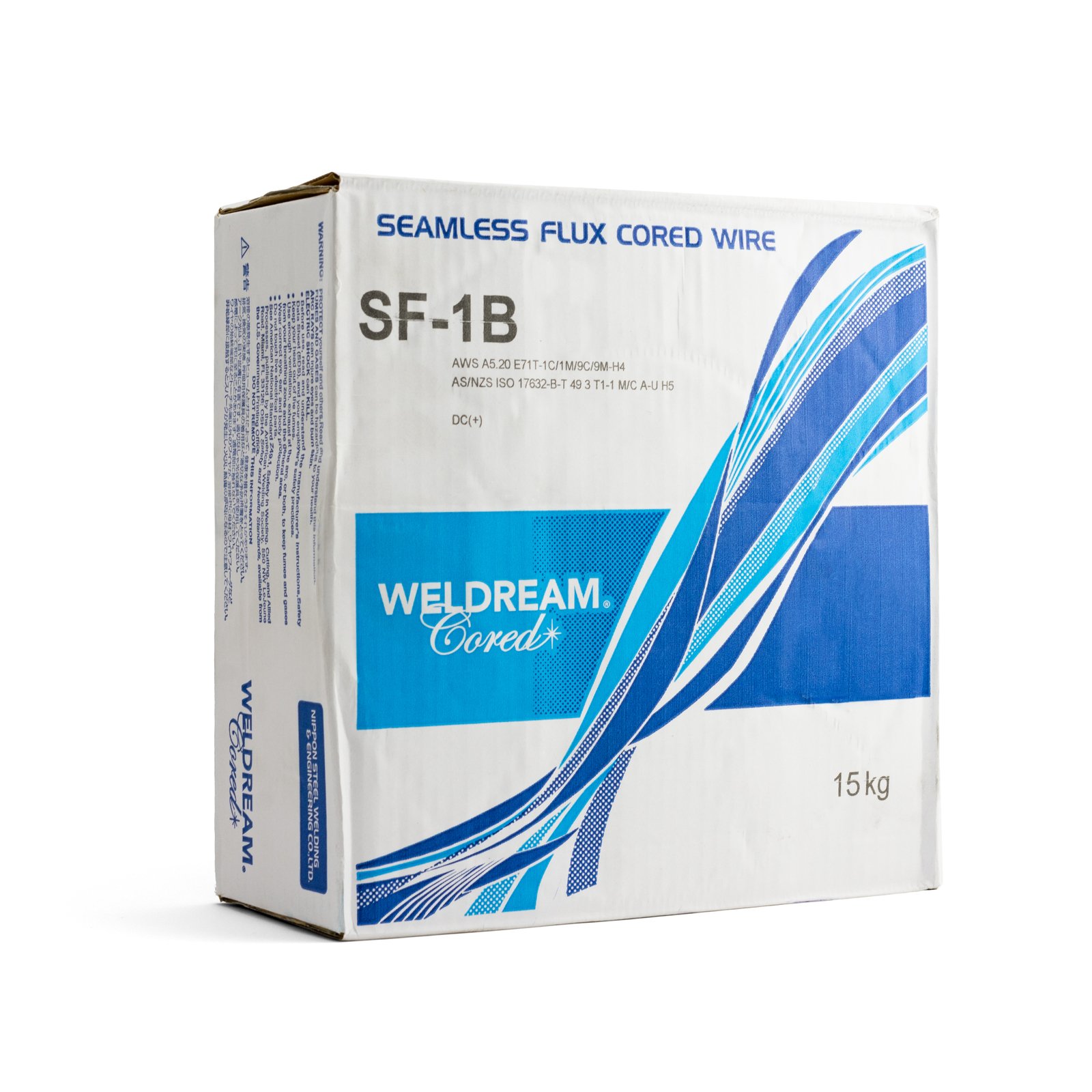 NSSW-SF1B-1.6-SP15 15kg - 1.6mm Nippon Steel SF1B Flux Cored MIG Welding Wire Weldream - Image 1