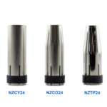 40 x MIG Nozzle / Shroud MB24 Cylindrical - Binzel Style - Image 4