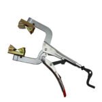 5 x Strong Hand Locking Pipe Pliers 280mm with Adjustable Swivel V-Pads - Image 6