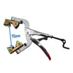 Strong Hand 180mm Locking Pipe Pliers w/Adjustable Swivel V-Pads 5pk