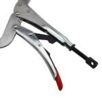 5x 480mm Strong Hand Locking C-Clamp Deep Pliers Swivel Pad - Image 5