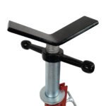 2 x Heavy Duty Welding Pipe Stand Fixed Legs Adjustable Height - 1135kg