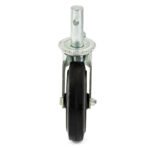 200mm Rubber Coated Castors 2 Ton 900 lbs Load 4 E - Image 2