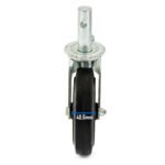 200mm Rubber Coated Castors 2 Ton 900 lbs Load 4 E - Image 6