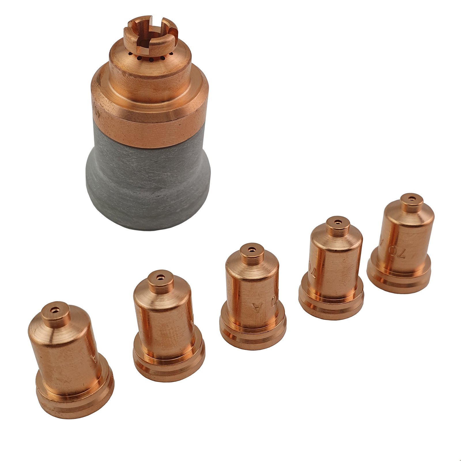 PT80-cutting 1.0mm Contact Cutting Kit - to suit 45 Amp PT80 Plasma Cutter Drag Tip - Made in Italy - Image 1