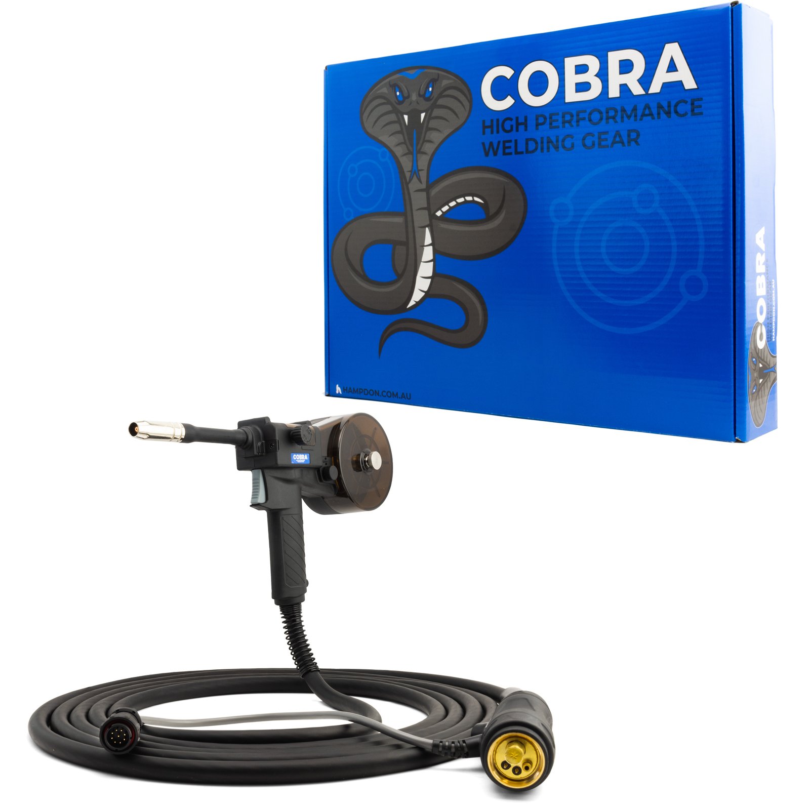 6m MIG Spool Gun to suit UNIMIG 4 Pin 180 Amp also 600126, 600156, 600186 - Euro - Aluminium Value P