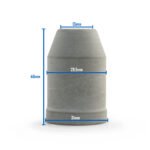 SC120 80-120A Retaining Cap Body 5pk Made in Italy - Image 3