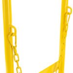 D Size Gas Cylinder Bottle Trolley Telescopic with Rubber Wheels - Image 4