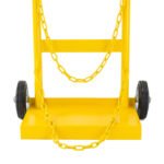 D Size Gas Cylinder Bottle Trolley Telescopic with Rubber Wheels - Image 6