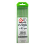 1.6mm LaYZr CK Chartreuse TIG Tungsten Electrodes - 10 Each