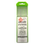 2.4mm LaYZr CK Chartreuse TIG Tungsten Electrodes - 10 Each