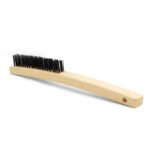 Mild Steel Wire Brush - Wooden Handle 4 Row - 12 Each - Image 2