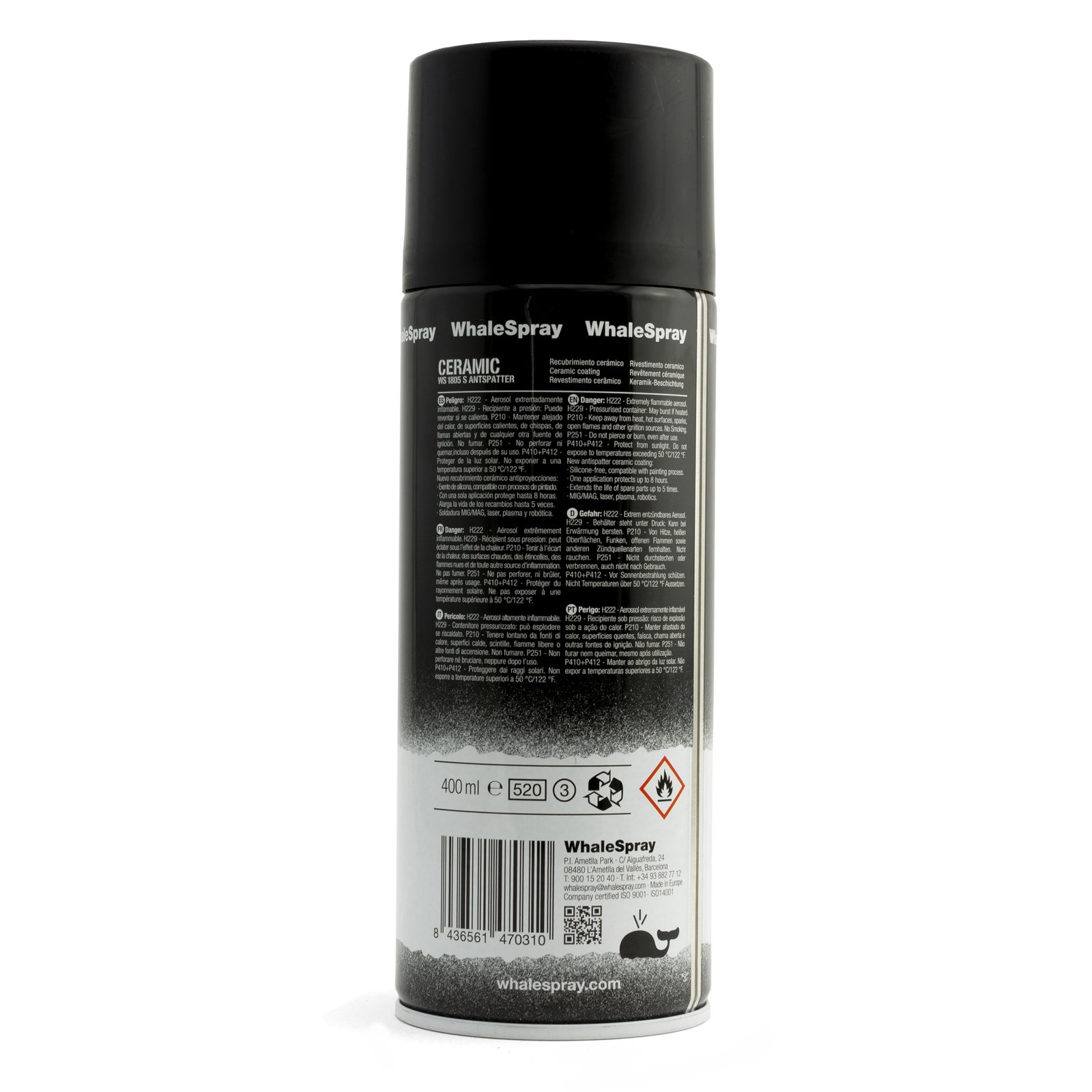 400ml Ceramic Anti Spatter Spray - 1 Each